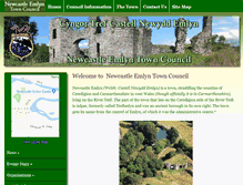 Tablet Screenshot of newcastleemlyntowncouncil.gov.uk